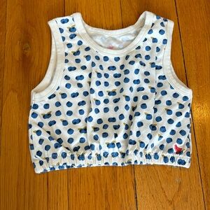 Pink Chicken 4Y Blueberry Crop Top